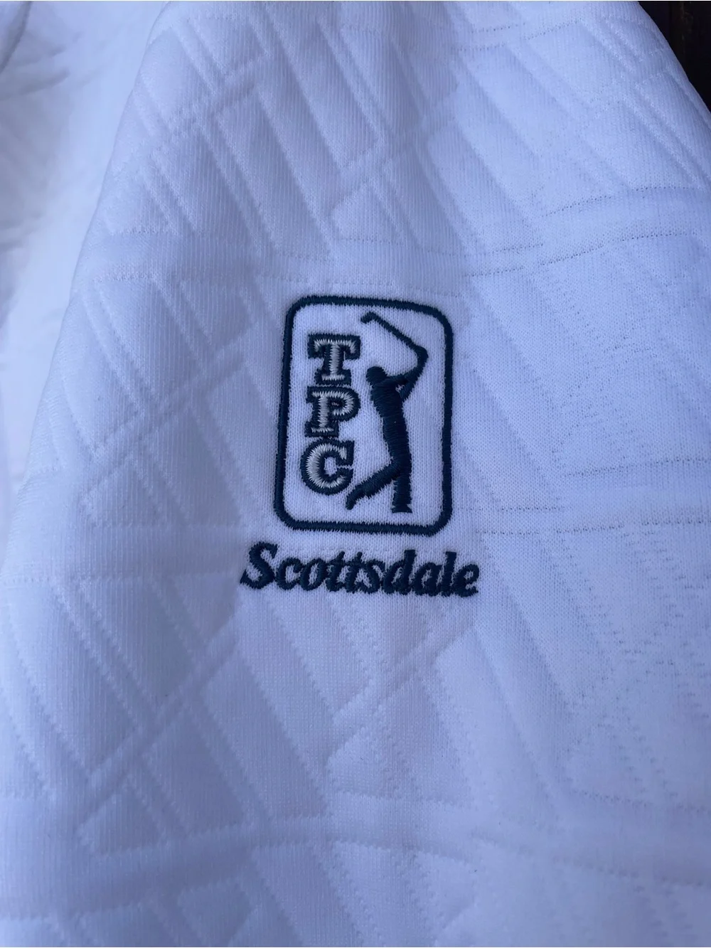 adidas 1/4-Zip White WM Phoenix Open TPC Scottsdale Performance Pullover XL